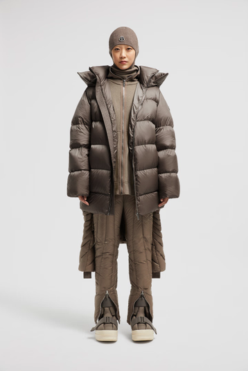 Moncler + Rick Owens Ciclopico Piumino lungo con cappuccio