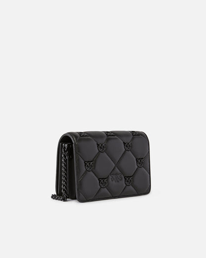 Love Bag Click small jewel quilted crossbody bag PINKO Galleria